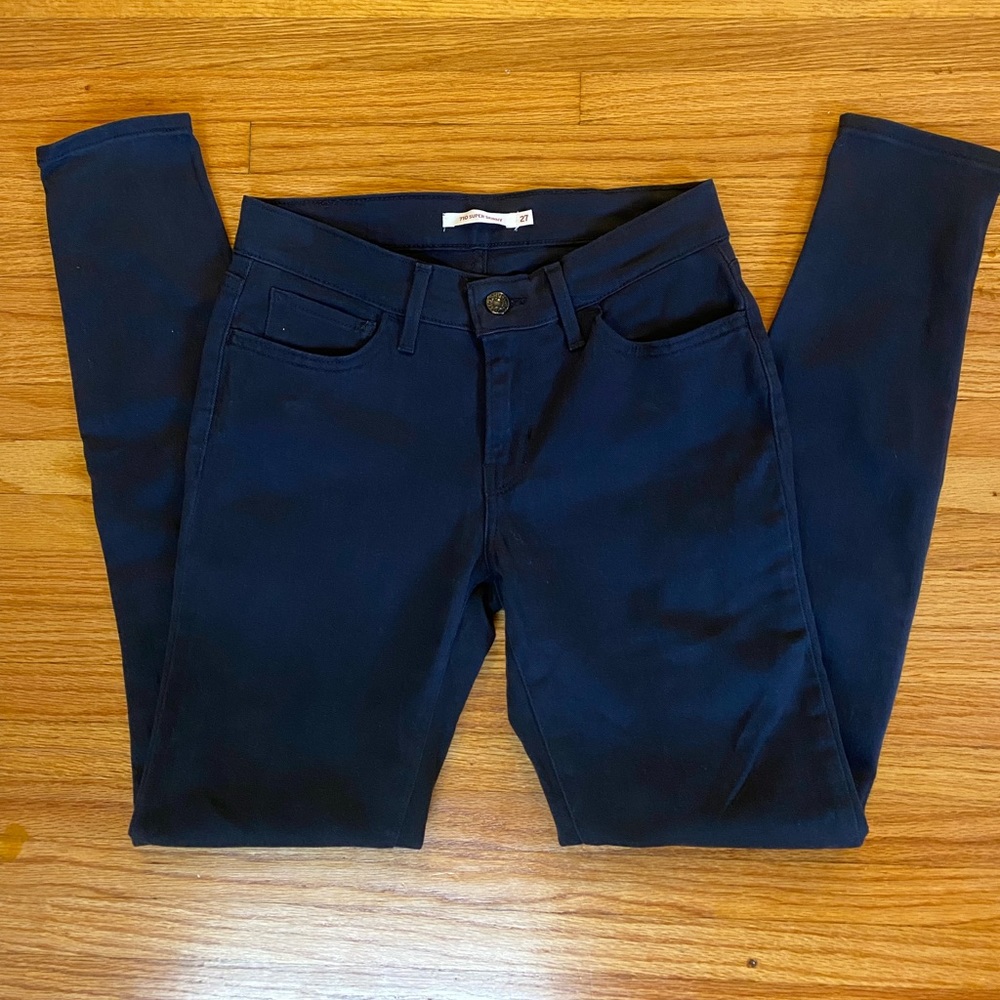 Levi’s 710 Skinny Jeans | Black Wash | W 27